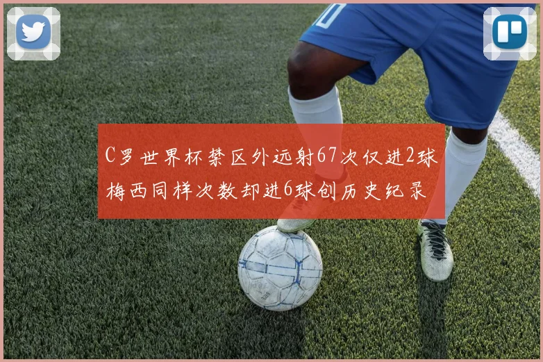 C罗世界杯禁区外远射67次仅进2球梅西同样次数却进6球创历史纪录